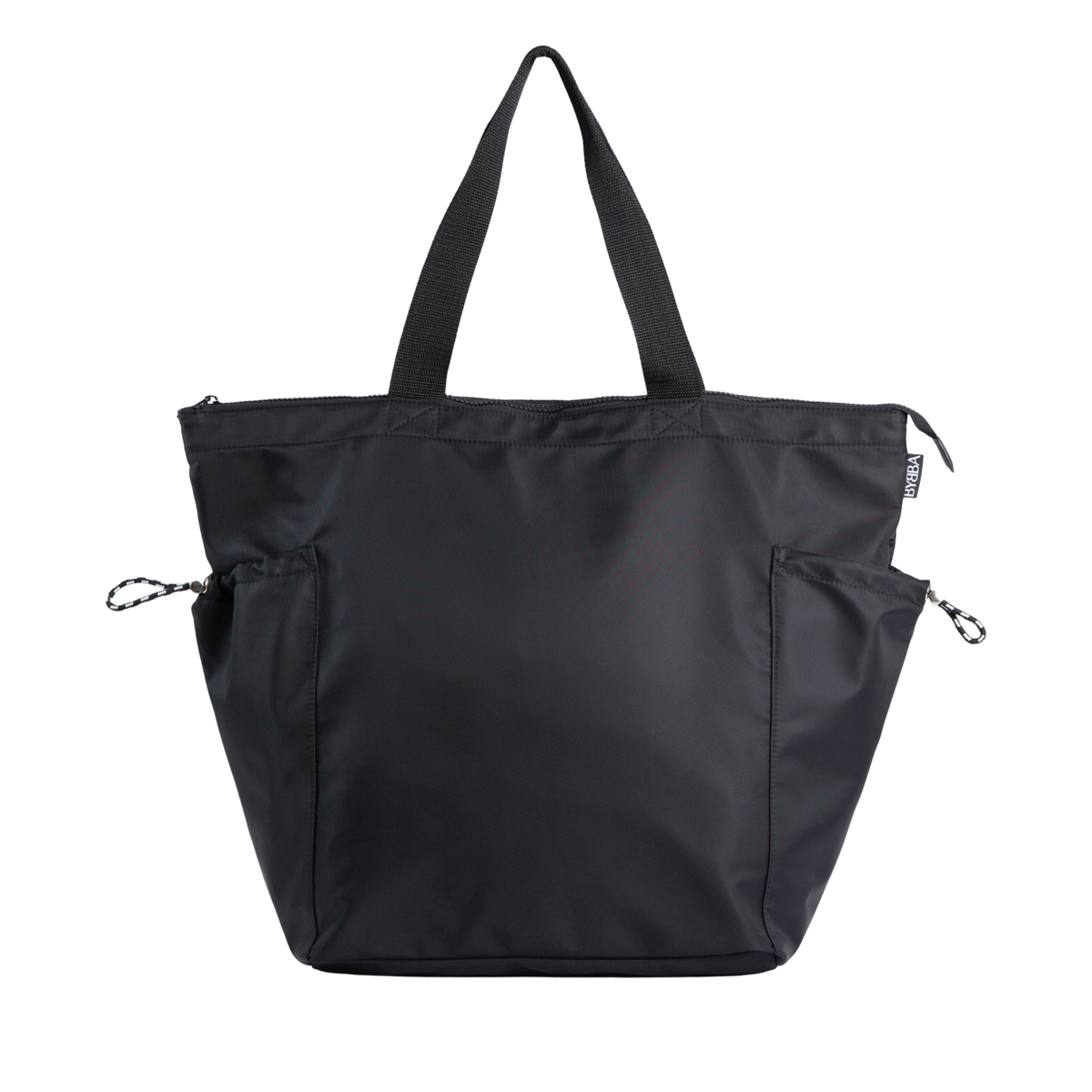 BYBBA Ripple Grey Black – Large Zip Tote Bag Work Travel - Holds