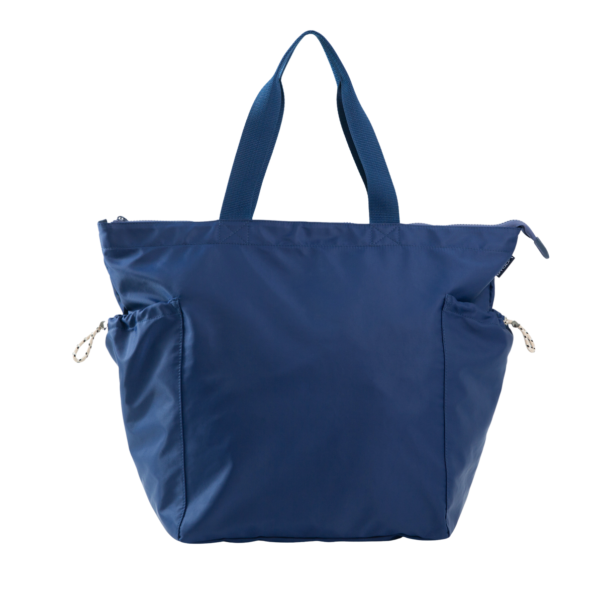 BYBBA Ripple Navy Blue – Large Zip Tote Bag Work Travel - Holds