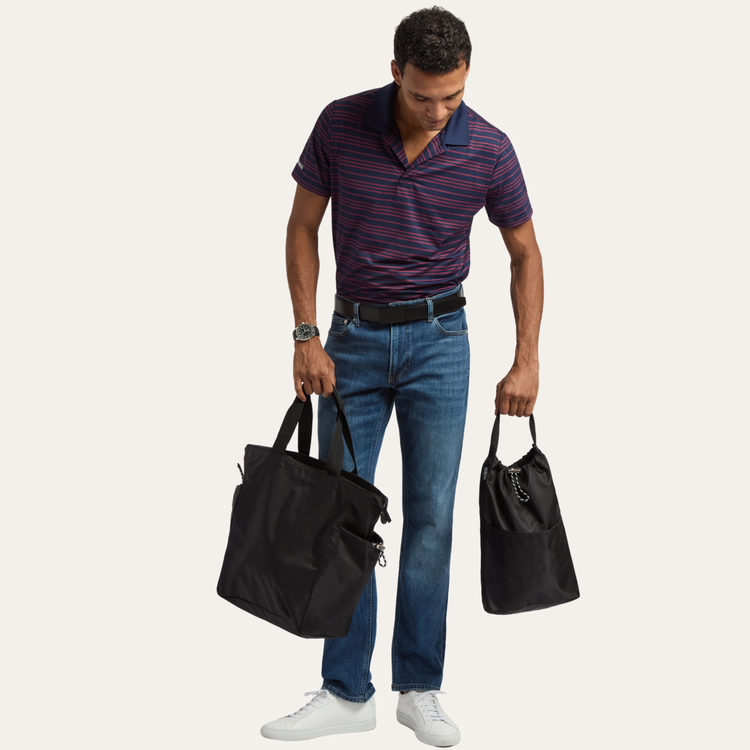 THE RIPPLE TOTE BAG // STINGRAY BLACK
