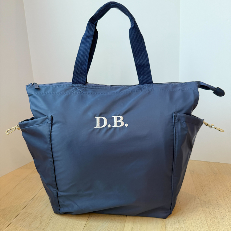 THE RIPPLE TOTE BAG // NAVY SEAL