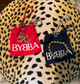red and navy tiny pouches