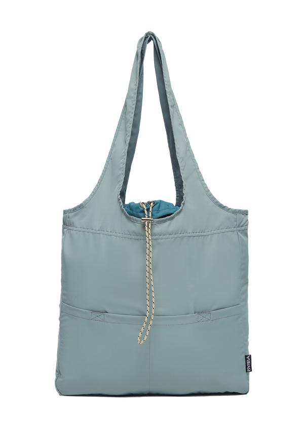 Misty blue bag no background