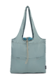 Misty blue bag no background
