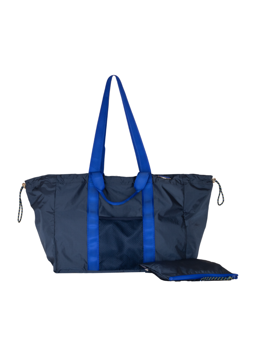 BYBBA Bondi Blue – Expandable Beach Tote Bag Sand Strainers