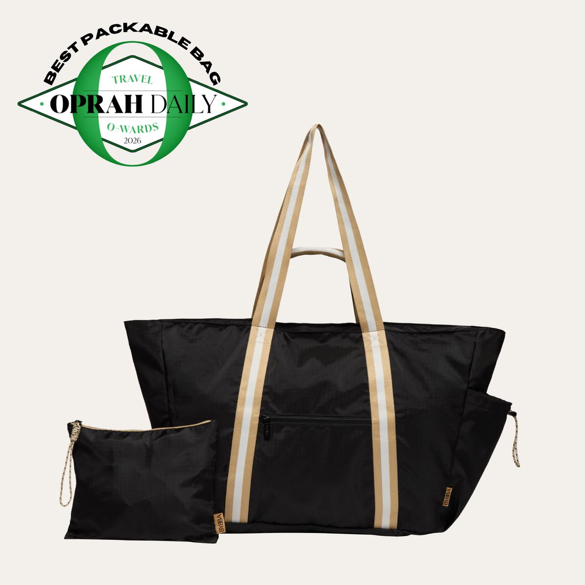THE BONDI ZIPPY PACKABLE DUFFLE BAG / DRIFTWOOD – BYBBA