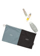 wet and dry pouch with tolietries