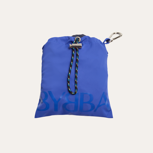BYBBA x 4OCEAN BALOS PACKABLE TOTE BAG / COBALT DOLPHINS