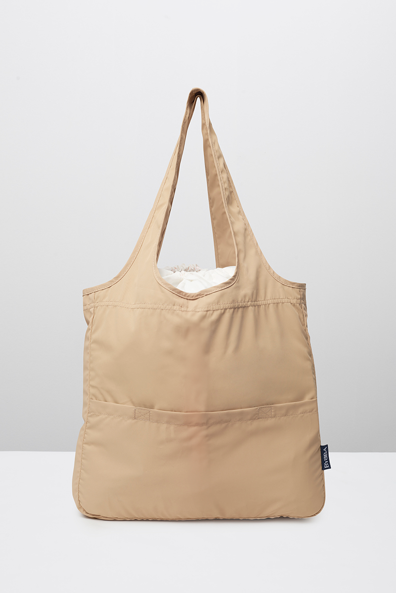 Jules Natural Canvas Tote Bag with Zipper Closure Go Out and Put Good Things Into The World