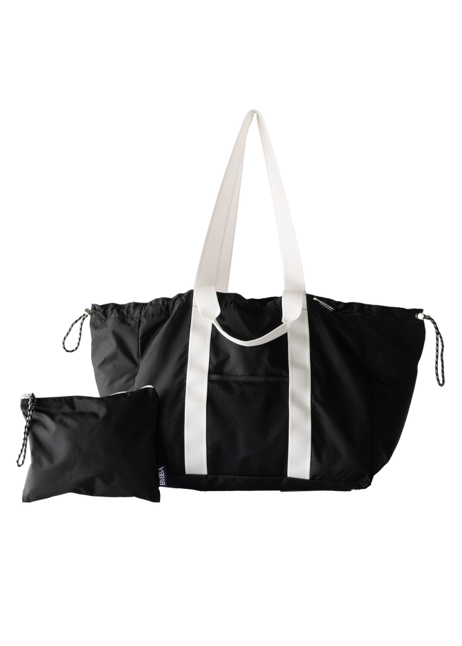 BYBBA The 100 recycled foldaway modern tote bag.