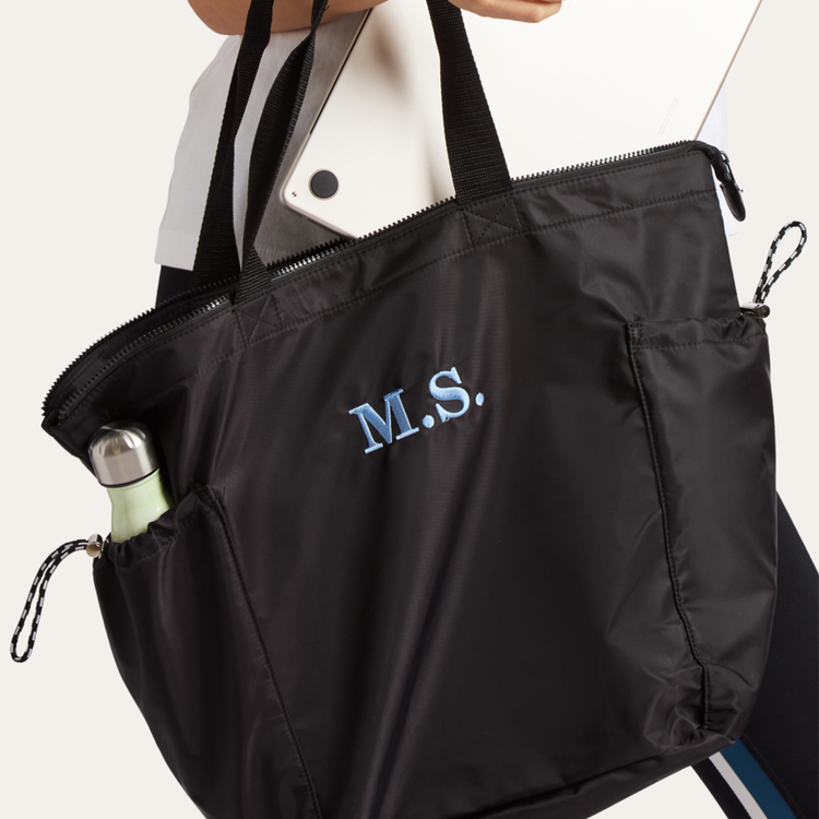THE RIPPLE TOTE BAG // STINGRAY BLACK