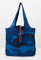 Sustainable blue camo tote