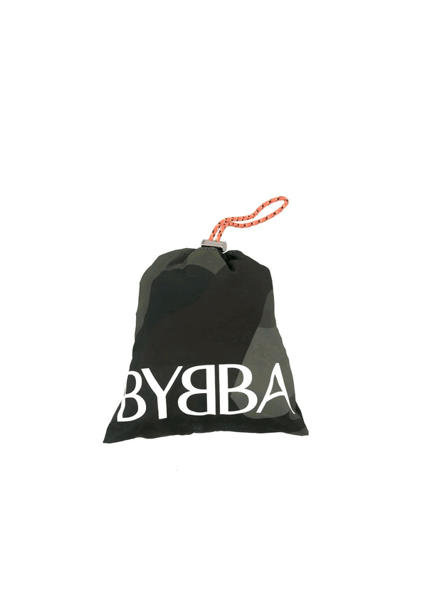 Tote bag folds up into an attached carrying pouch