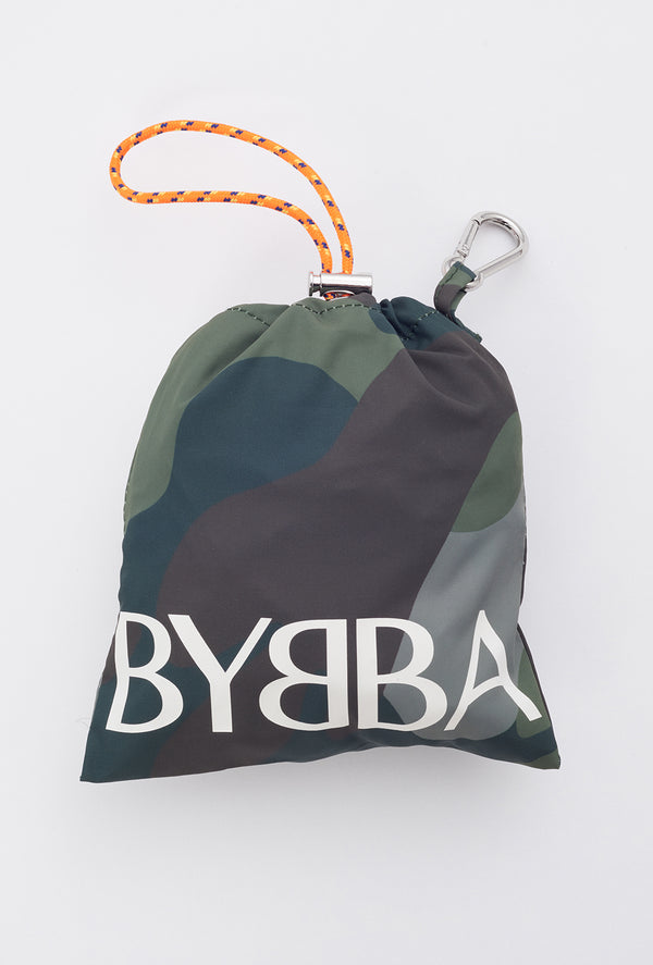 Carrying Pouch for green camouflage tote bag