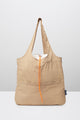 Sand-colored tote bag